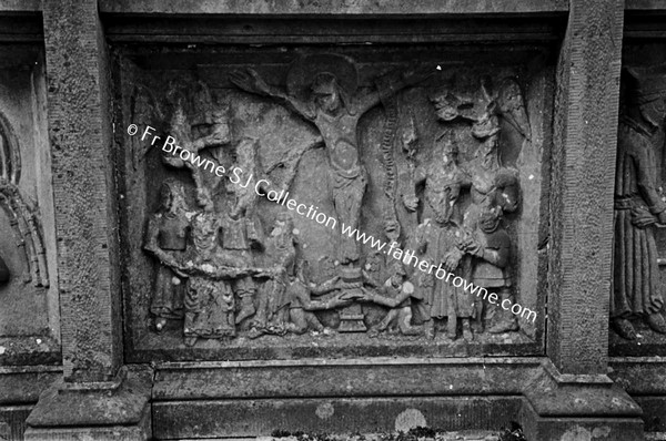 FRANCISCAN FRIARY  MC MAHON TOMB  LOWER LEFT PANEL